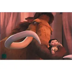 Carte pop-up A5 Ice Age, impression numérique, carte de remerciement, carte d'affaires, carte d'amour, carte d'anniversaire, en papier et PVC imprimés - Product Image 1