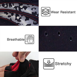 Gants de cyclisme à demi-doigts de nouvelle conception avec coussinets antidérapants et amortisseurs pour l'entraînement cycliste en extérieur - Product Image 4