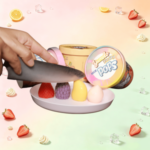 ไอศกรีมรสผลไม้แปลกใหม่ เย็นอร่อย รสแมงโก้ ไอศกรีมผลไม้แปลกใหม่รสแอปเปิ้ล ไอศกรีมรสช็อกโกแลตและนมผง - Product Image 3