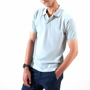 Polo de hombre con logotipo personalizado, Polo de hombre de talla grande, Polo de hombre sólido tejido de punto de talla grande bordado o estampado OEM y ODM - Product Image 1