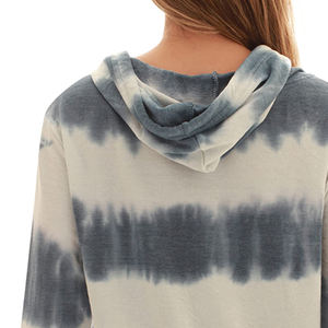 Meilleure vente Tie Dye Hoodie pour les femmes Nouvelle mode à la mode Design personnalisable Bas prix pour la vente en ligne pour l'automne à l'extérieur - Product Image 6