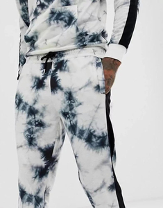 OEM al por mayor hombres Tie Dye chándal ropa de calle chándal Anti Shrink diseño moderno chándal para hombres con color personalizado - Product Image 5