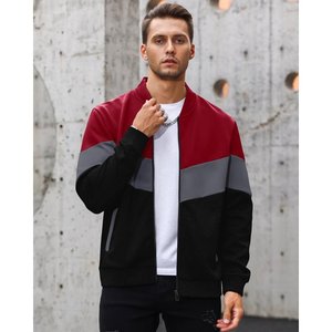 Veste universitaire pour hommes manches en cuir véritable et laine mélangée Letterman Boys College Varsity Jackets XS-5XL - Product Image 4