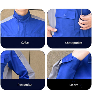 Uniformes personalizados unisex para trabajadores, mono mecánico para construcción industrial, ropa de trabajo de seguridad para trabajadores de campo - Product Image 4