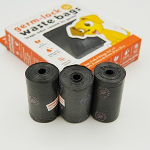 ถุงขยะ PVC สำหรับสัตว์เลี้ยงแบบย่อยสลายได้พลาสติกพลาสติกพีวีซีสีดำย่อยสลายได้พิมพ์ลายย่อยสลายได้ตามธรรมชาติ - Product Image 2