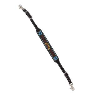 Outils pour chevaux Équestre Cheval Cuir de vachette Floral Conception usinée à la main Une oreille Western Headstall Exportateurs indiens au meilleur prix - Product Image 1