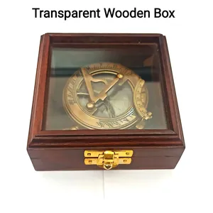 Brújula grabada personalizada para él, equipo de navegación de reloj de sol de trabajo para regalo de aniversario o San Valentín - Product Image 4