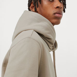 Pull à capuche unisexe de haute qualité, streetwear décontracté à motif uni, vente en gros de vêtements vierges colorés unis d'hiver avec logo brodé personnalisé - Product Image 6