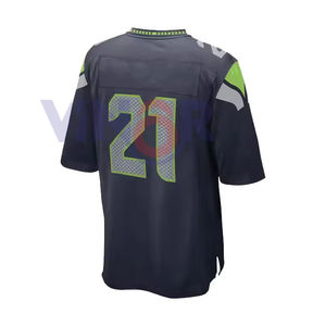 Maillot de football américain personnalisé de haute qualité pour hommes, tendance, style unique, respirant, vente chaude, manches courtes - Product Image 6