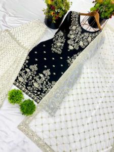 Nuevo diseño paquistaní Salwar Kameez traje bordado con Dupatta a juego para un aspecto elegante a los mejores precios de la <span class=keywords><strong>India</strong></span> - Product Image 6