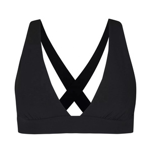 Traje de baño de competición de entrenamiento profesional para mujer, traje de baño de secado rápido de Material de poliéster de Color negro de dos piezas para mujer - Product Image 6