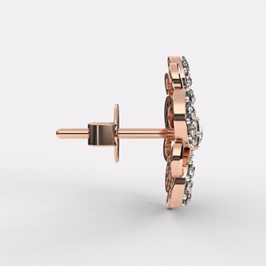 Meilleurs tarifs Bijoux en or 14 carats de qualité supérieure Vente en gros Boucles d'oreilles en diamant de l'Inde Diamants cultivés en laboratoire Qualité DEF VVS Certifiée IGI - Product Image 6