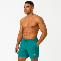 Short de sport personnalisé en nylon élasthanne séchage rapide respirant coupe extensible taille moyenne Gym course à pied entraînement vêtements de fitness fournisseur OEM