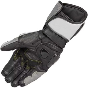 Gants de moto anti-chocs pour hommes, gants tactiques en cuir de qualité pour les sports de plein air, logo personnalisable - Product Image 5