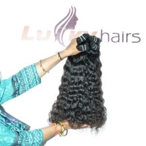 Extensiones de cabello humano Raw Virgin Indian Temple Color natural Suelto Onda profunda y estilos Afro Proveedores de cinta preadherida - Product Image 1
