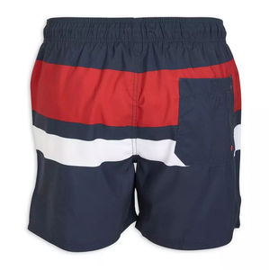 High Quality <b>Men's</b> Summer <b>Shorts</b> with Embroidered Logo Latest Design Solid <b>Pattern</b> Lace Decoration Sublimation Transfer Print - Product Image 4