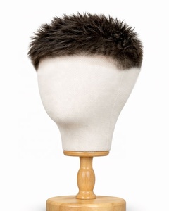 Prótesis Capilar Masculina Q6 de Encaje Francés y PU, Sistema de Cabello Humano de Densidad Ligera, Ondulado Natural, Remy, Atado a Mano, Peluca de Ondas Naturales <span class=keywords><strong>para</strong></span> <span class=keywords><strong>Hombres</strong></span> - Product Image 2