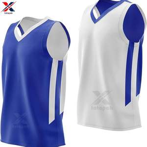 Maillots de basket-ball sans manches respirants, antibactériens, à séchage rapide, confortables, 100% polyester, unisexes, adultes - Product Image 1