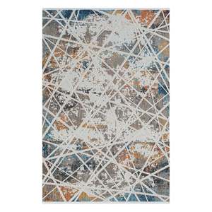 Alfombra Moderna Multicolor HL006 de Poliéster 100% de Rugs Depot, No Desprende Pelusa, Fácil de Limpiar, Duradera para Dormitorio, Estudio, Habitación Infantil - Product Image 1