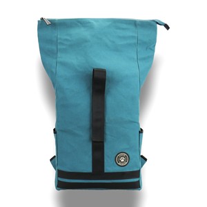 Mochila para Portátil Unisex de Lona Impermeable Vegana Estilo Vintage Pugmark, con Correa de Hombro Arqueada, Función Antirrobo, Respaldo Suave, 24L - Product Image 2