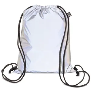 Zaurak Eco-Gadgets Zaino Sportivo Riflettente in RPET con Coulisse Promozionale - Product Image 1