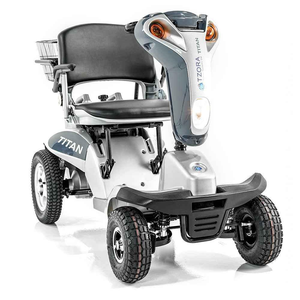 Scooter Eléctrico de Movilidad para Personas Mayores, Adultos y Discapacitados, Cómodo, Seguro, Plegable, Duradero, de Largo Alcance, Alta Estabilidad, Aleación de Aluminio - Product Image 4