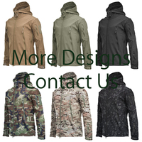 Ensemble veste et pantalon tactique pour homme, imperméable, vert olive, vêtements de chasse en plein air, équipement de randonnée et de pêche d'hiver