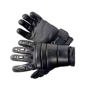 Guantes operativos en cuero acolchado para conducir en clima frío, nudillos duros para ciclismo, ciclismo, equitación, guantes de seguridad para las manos - Product Image 3