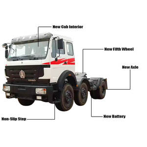Nouveau camion tracteur poids lourd 6x4 6 vitesses automatique North pour Benz Beiben Ng80 2638, direction à droite, diesel, suspension pneumatique - Product Image 5