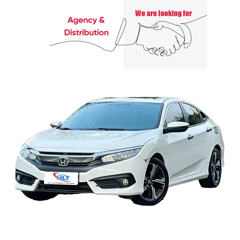 3-5 yıl Honda Civic çin kullanılan benzin/yeni enerji arabalar adil ve temiz ticaret 4-door 5-seat Sedan hibrid elektrikli Sunroof ile