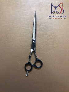 Professional <b>Barber</b> Scissors Stainless Steel Straight <b>Blade</b> Unique Design - Product Image 6