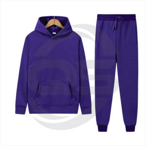 Survêtement personnalisé de haute qualité pantalons de survêtement et sweat à capuche femmes hommes unisexe Gym impression graphique Logo survêtement pour hommes - Product Image 4