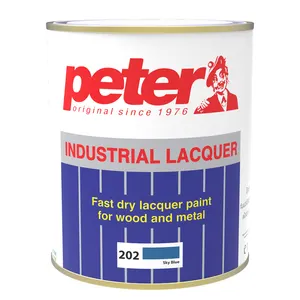 Exporting Exceptional Quality 100% Pure Sky Blue 0.875 Liter Pack Nitrocellulose Lacquer Paint at Best Price