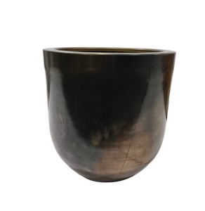 Vase à fleurs en aluminium texturé moderne, décoration d'accent pour la maison, salon, bureau, hôtel, décoration de table artisanale de designer - Product Image 5