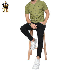 Camiseta Casual de Algodón/Fibra de Bambú para Hombre 2026, Color Sólido con Diseño, Manga Corta Lisa, Precio al por Mayor - Product Image 2