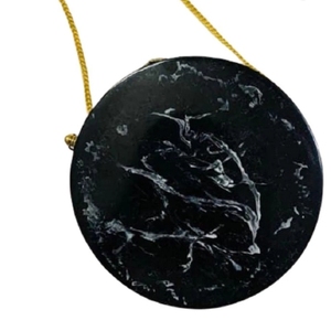 Elegant <b>Ladies</b> Clutch <b>Wallet</b> High Demand Luxury <b>Purse</b> with Long Pearl Decoration Bamboo and Resin with PU Lining - Product Image 3