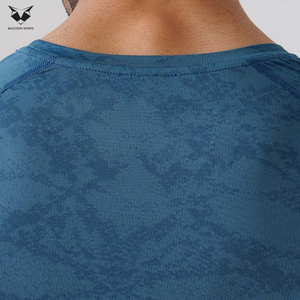 Camiseta Deportiva para Hombre, de Alta Calidad, Transpirable, Color Azul 2026, Manga Corta, Precio al por Mayor, Producto Personalizado, Nueva Llegada, para Gimnasio y Fitness - Product Image 6