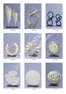 Escultura de Metal moderna de lujo, arte moderno, diseño abstracto, nueva decoración del hogar, Hotel, oficina, mesa, colorido, decorativo para boda - Product Image 4