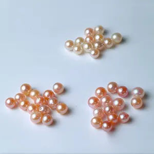 Vente en gros A.A.A. perles d'eau douce taille 7-8mm bonne qualité même akoya japonais pour la conception de bijoux de luxe OEM ODM possible