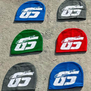 Fabricante de Gorros Personalizados, Gorros Estilo Y2K Unisex para Invierno, Gorro de Punto Jacquard Cálido con Pedrería Personalizada - Product Image 2