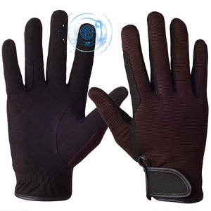 Gants d'équitation en cuir de haute qualité pour hommes, confortables, logo personnalisé, toutes tailles disponibles, antidérapants - Product Image 1
