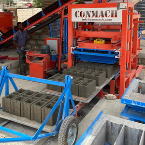 Máquina Semiautomática Hidráulica para Fabricar Bloques Huecos CONMACH de 7.5 KW con Motor Caja de Cambios y Rodamiento-BLOCKKING-12MS/MD - Product Image 2