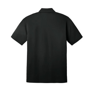 Polo de Manga Corta para Hombre en Algodón Piqué, Corte Clásico, Color Negro - Product Image 2