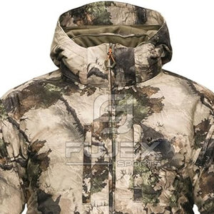 Sweat à capuche de chasse décontracté coupe ajustée à la mode avec motif solide pour l'hiver avec logo personnalisable Fabriqué au Pakistan Prix bas - Product Image 3