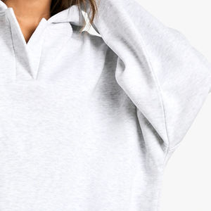 Sudadera Extra Grande con Hombros Caídos para Mujer, con Material Cómodo y Relajado para el Invierno, con Diseño de Logotipo Personalizado para Compradores al por Mayor - Product Image 4