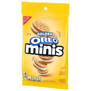 OREO Minis Golden Sandwich Cookies, 12 - 3 oz Bags - Product Image 3
