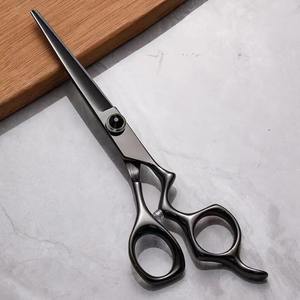 Ciseaux de barbier de 6 pouces - Ciseaux ergonomiques incurvés pour l'éclaircissage et la coupe, pour un coiffage de précision, la coiffure et une utilisation à domicile de qualité salon - Product Image 5