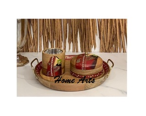 Attractive Design Wood Arabic Dukhoon <b>Burner</b> With MOP Work And Acrylic Box <b>Bakhoor</b> <b>Burner</b> Mabkhar From India - Product Image 4