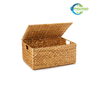 Cesta de lavandería redonda vietnamita clásica con construcción resistente, ideal para la organización del hogar - Product Image 4