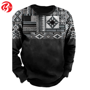Los hombres de impresión por sublimación de manga completa usan sudaderas cálidas con estilo Diseño único Hombres usan sudaderas - Product Image 5